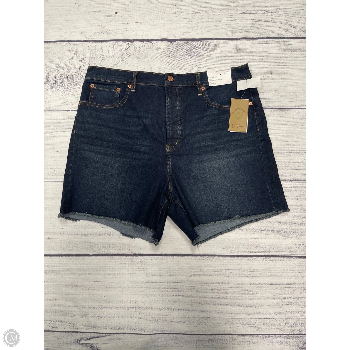 Shorts By Jessica Simpson In Blue Denim, Size: 16