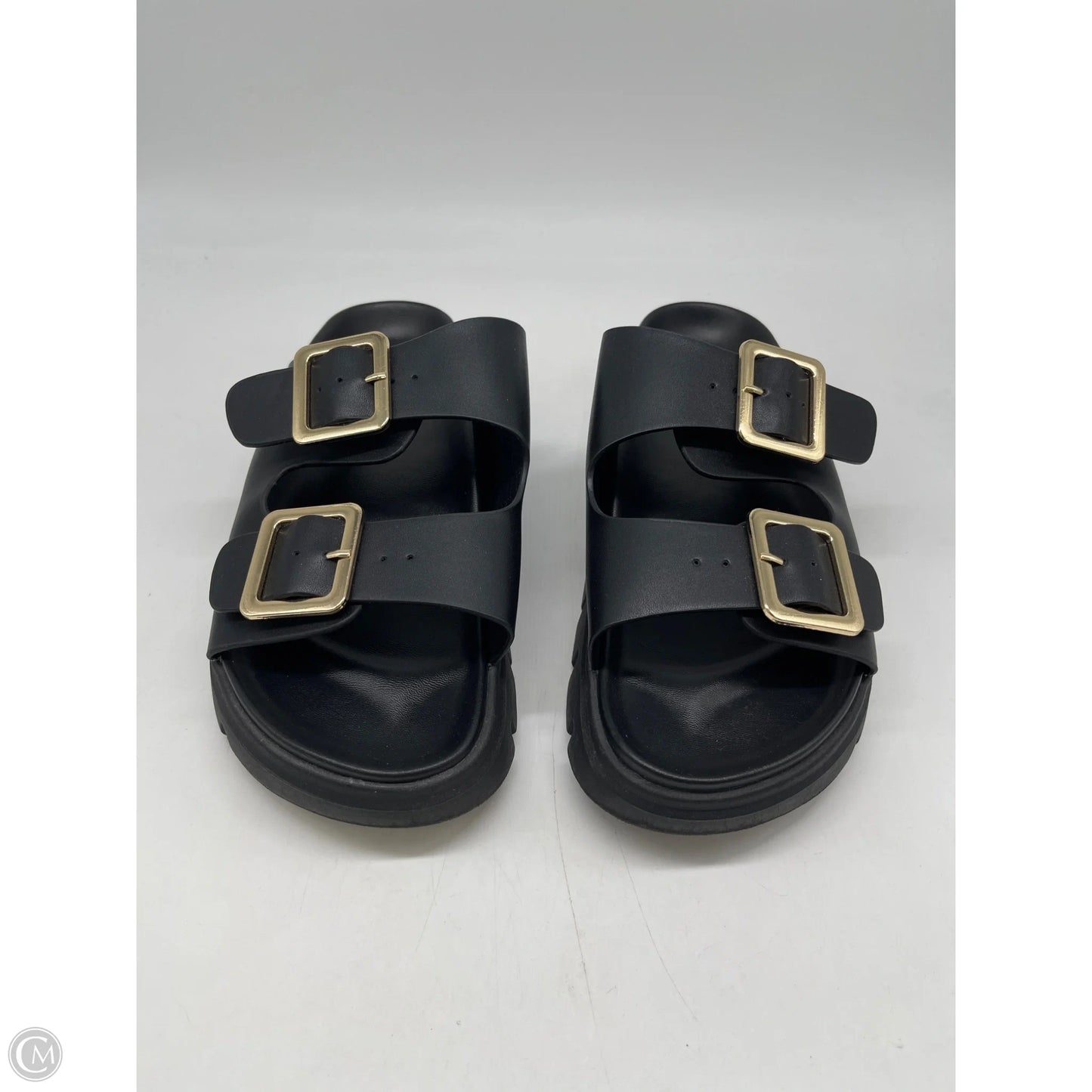 Sandals Flats By Mia In Black, Size: 8