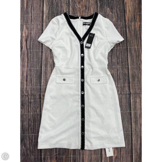 Dress Designer By Karl Lagerfeld In White, Size: 6