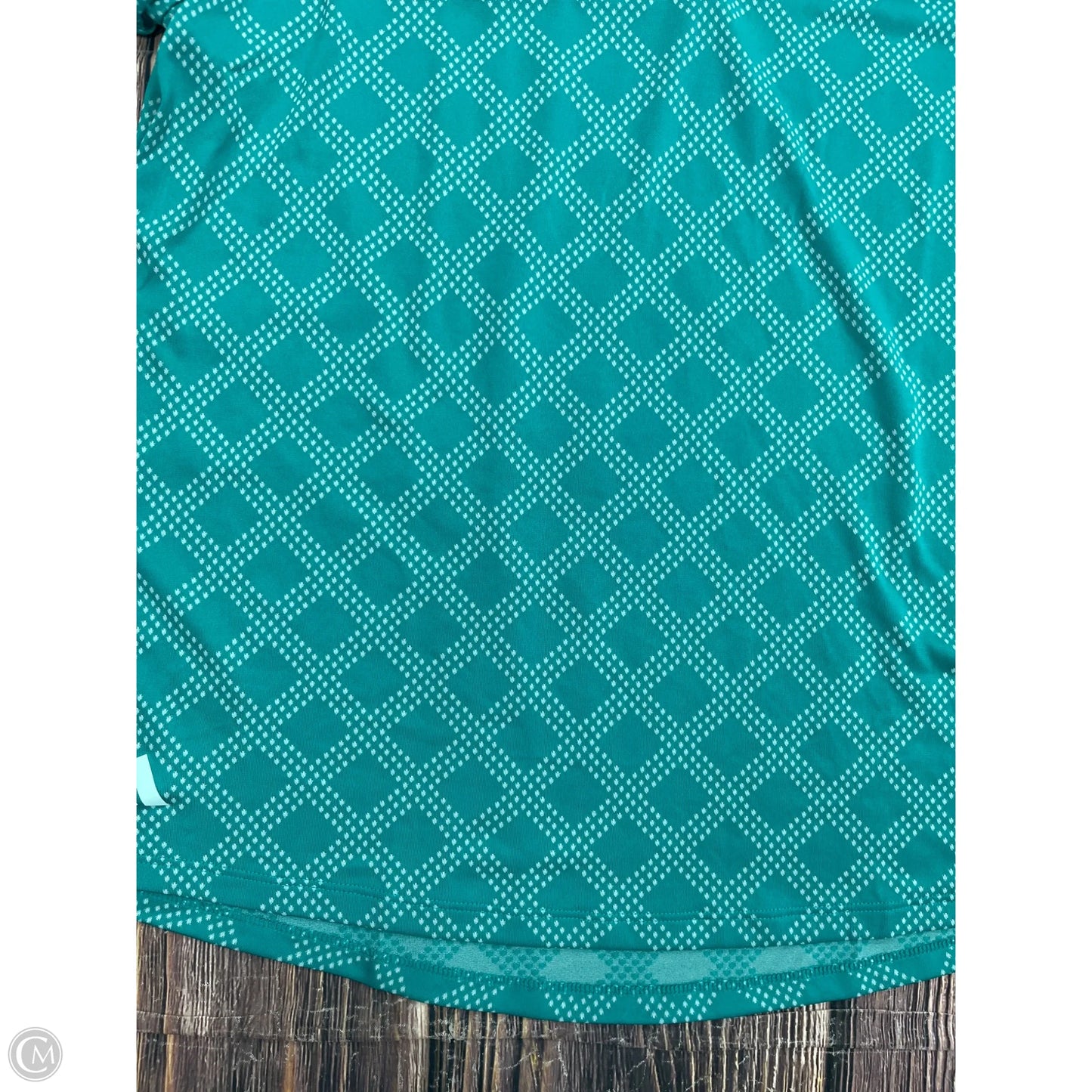 Athletic Top Short Sleeve By Adidas In Blue, Size: Xl
