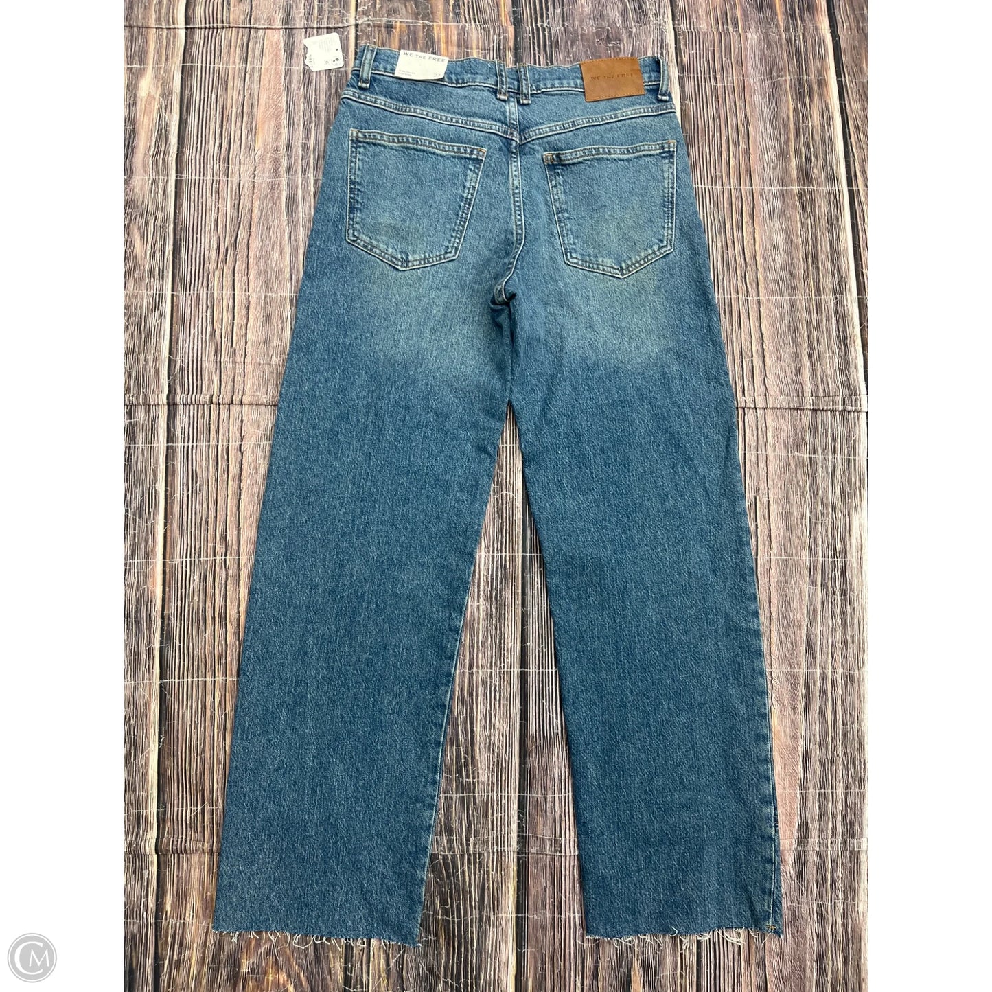 Jeans Wide Leg By We The Free In Blue Denim, Size: 4