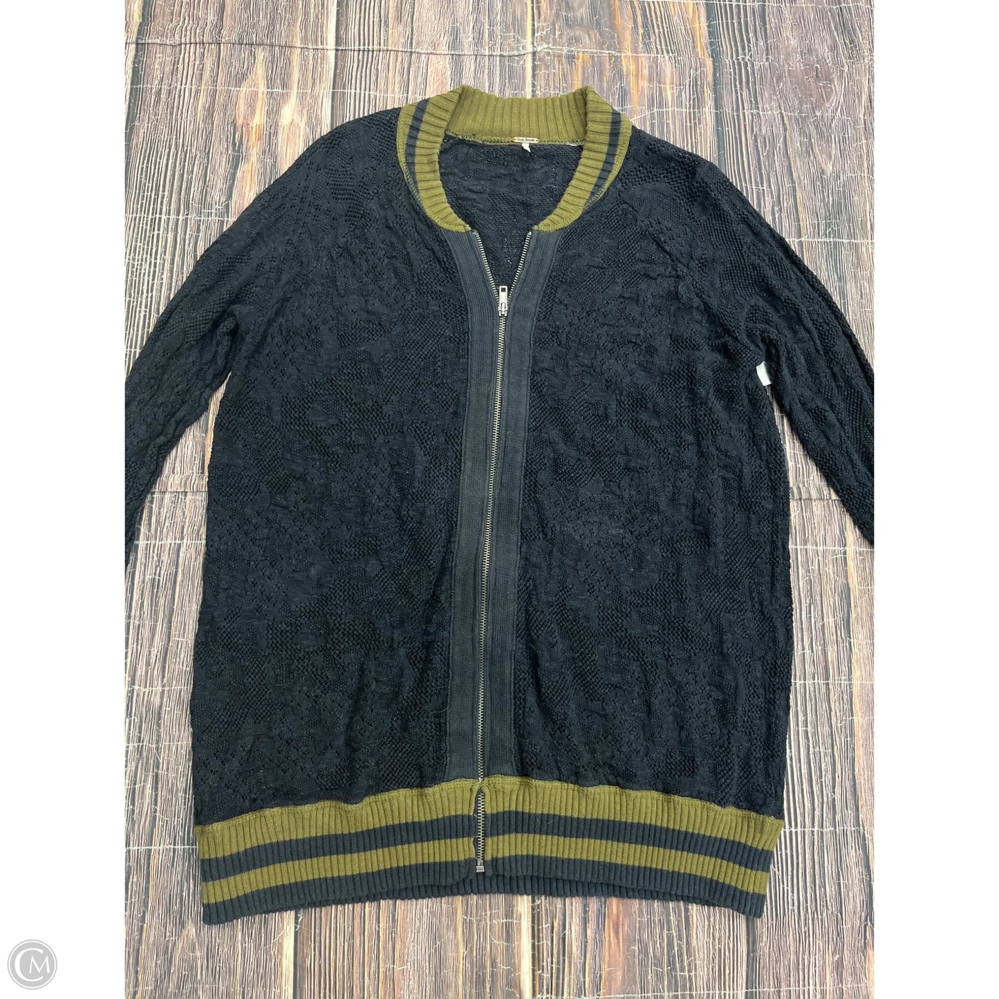 Jacket Other By Free People In Black & Green, Size: M
