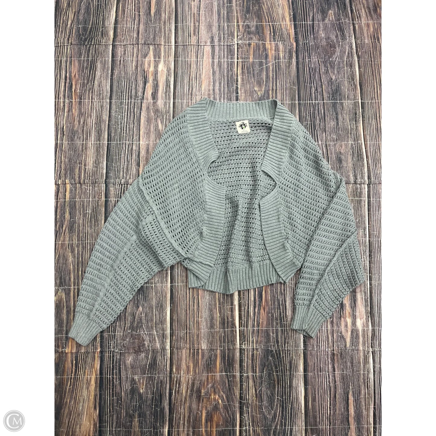 Sweater Cardigan By We The Free In Grey, Size: S