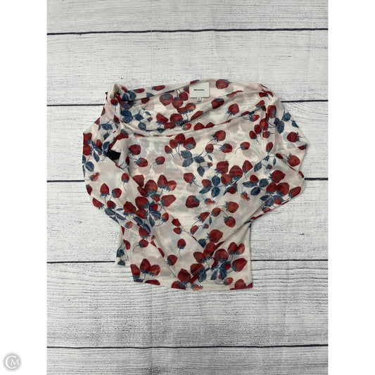 Top Long Sleeve By Reformation In White, Size: M