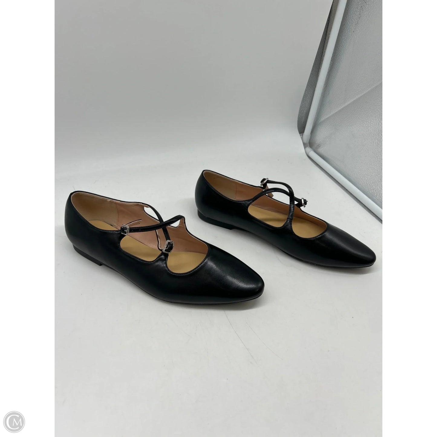 Shoes Flats By Clothes Mentor In Black, Size: 8