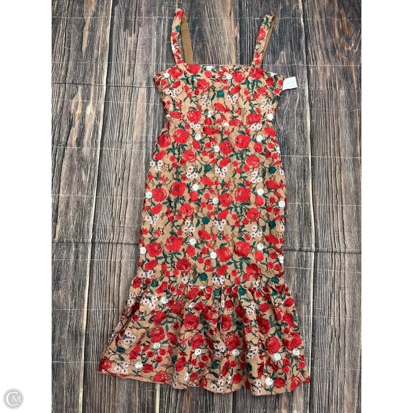 Dress Casual Midi By Lovers & Friends In Brown, Size: Xs