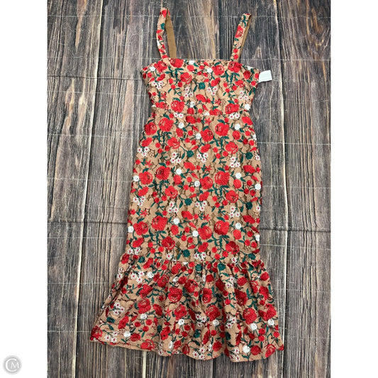 Dress Casual Midi By Lovers & Friends In Brown, Size: Xs