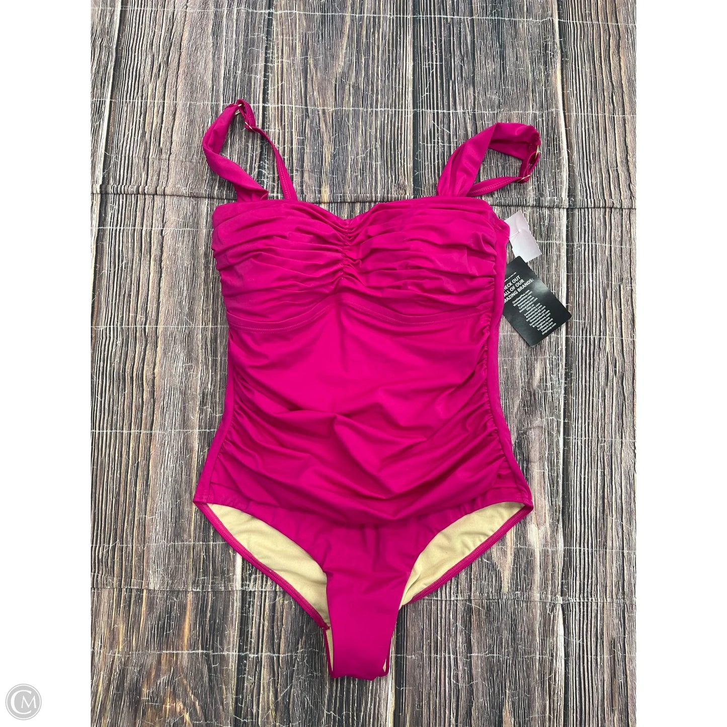 Swimsuit By Clothes Mentor In Pink, Size: 12