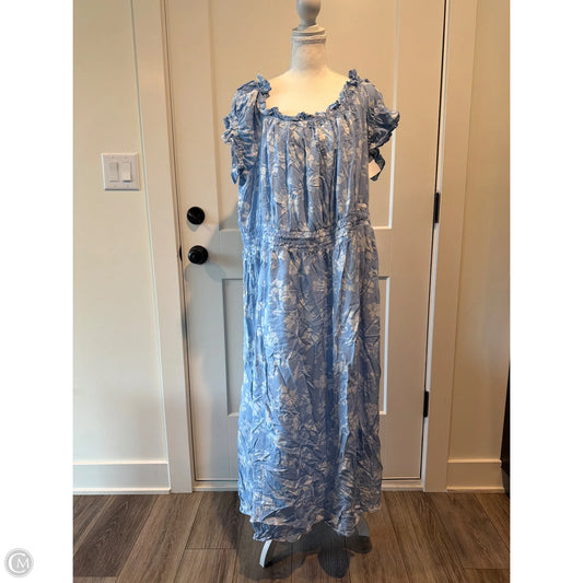 Dress Casual Maxi By Old Navy In Blue, Size: 4x