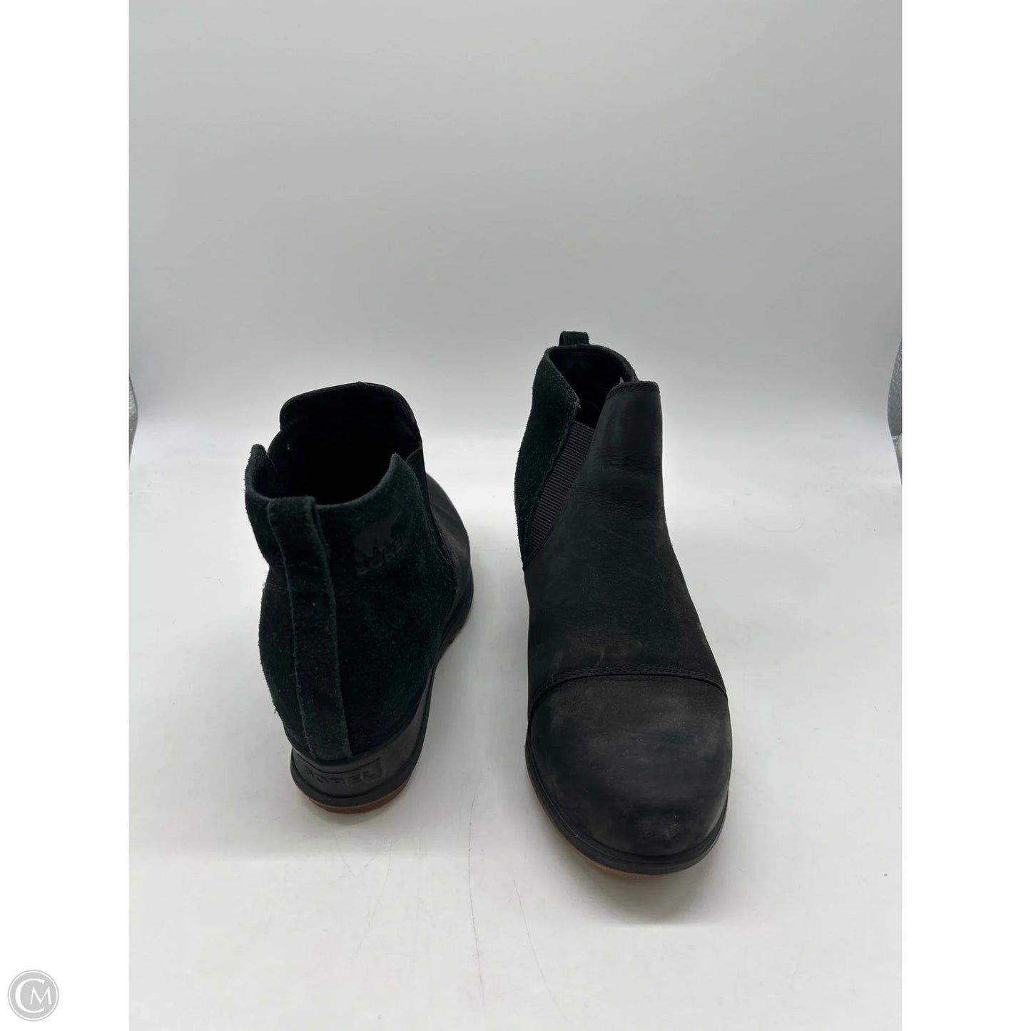 Boots Ankle Heels By Sorel In Black, Size: 9.5