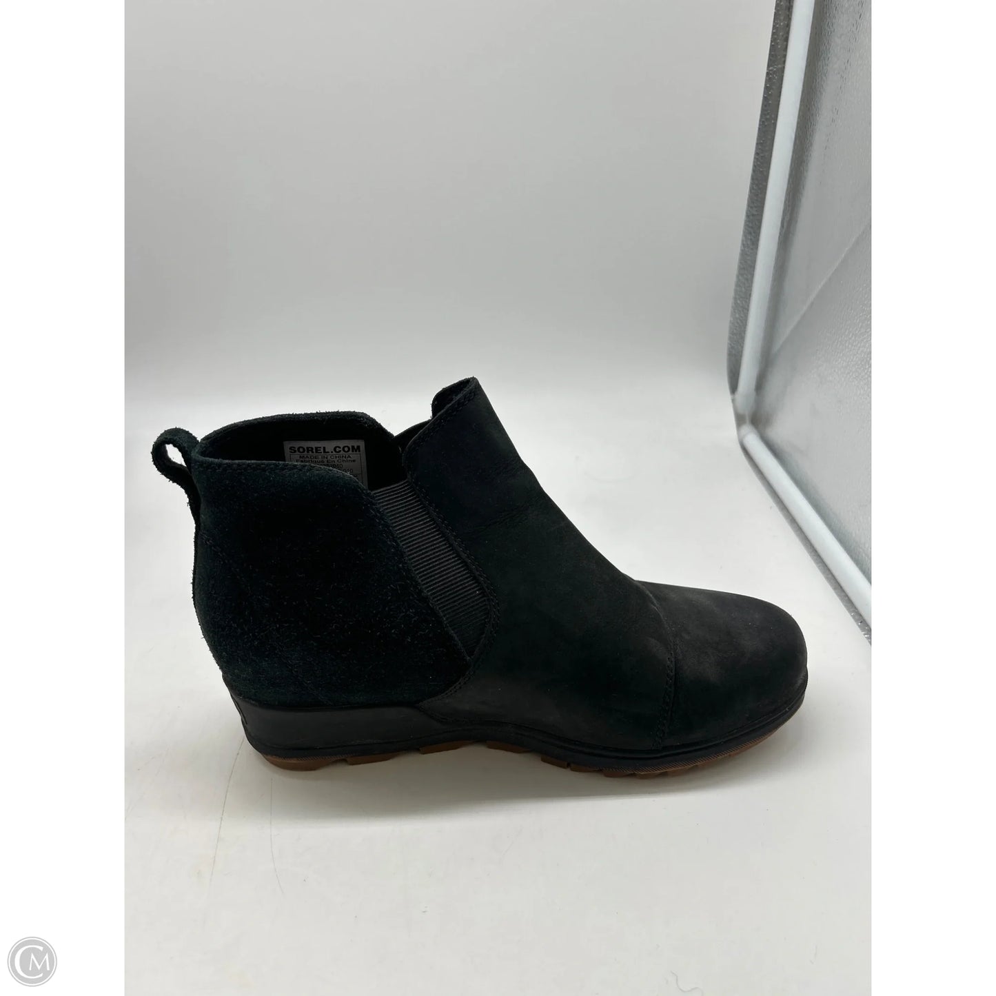 Boots Ankle Heels By Sorel In Black, Size: 9.5