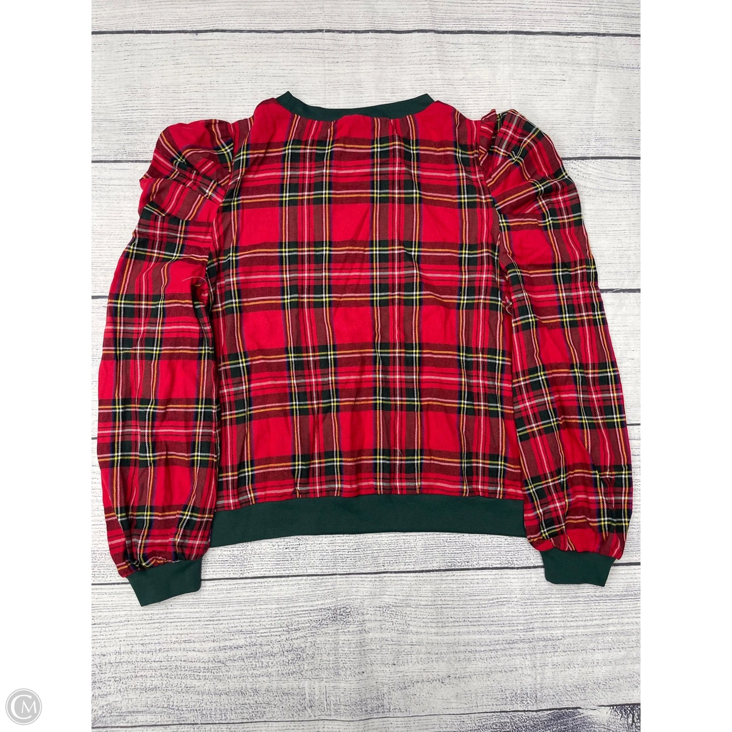 Top Long Sleeve By Bibi In Red, Size: M