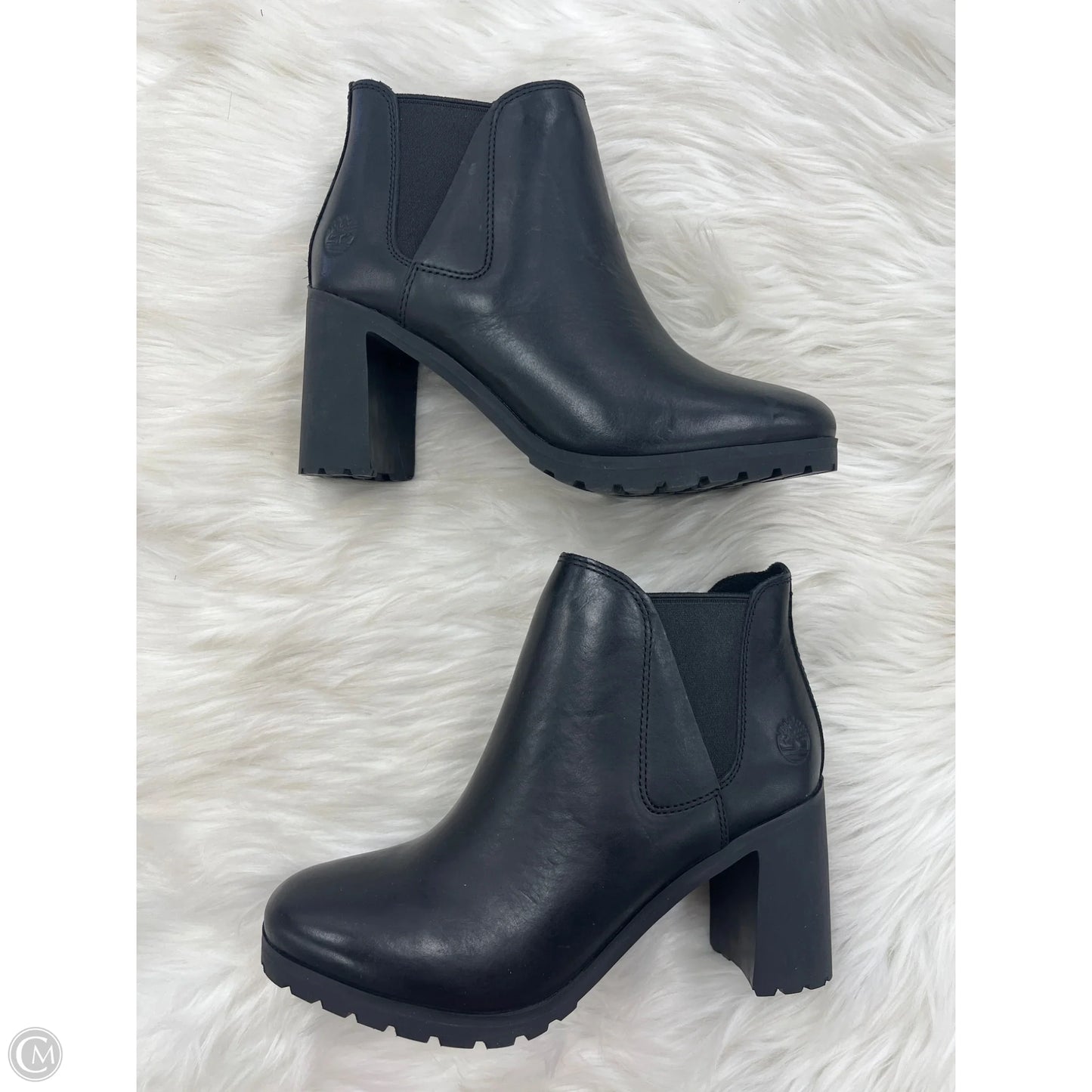 Boots Ankle Heels By Timberland In Black, Size: 7.5