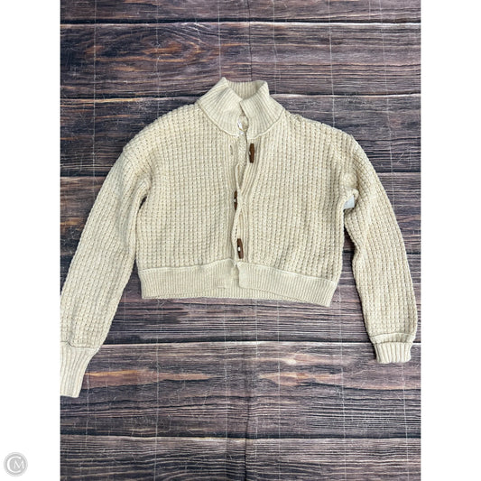Sweater Cardigan By Free People In Tan, Size: Xs