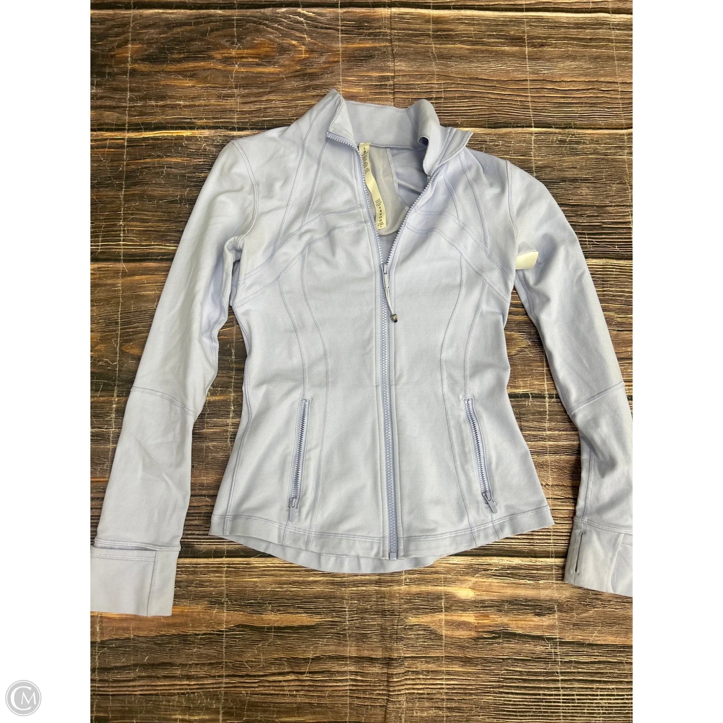 Athletic Jacket By Lululemon In Blue, Size: 6