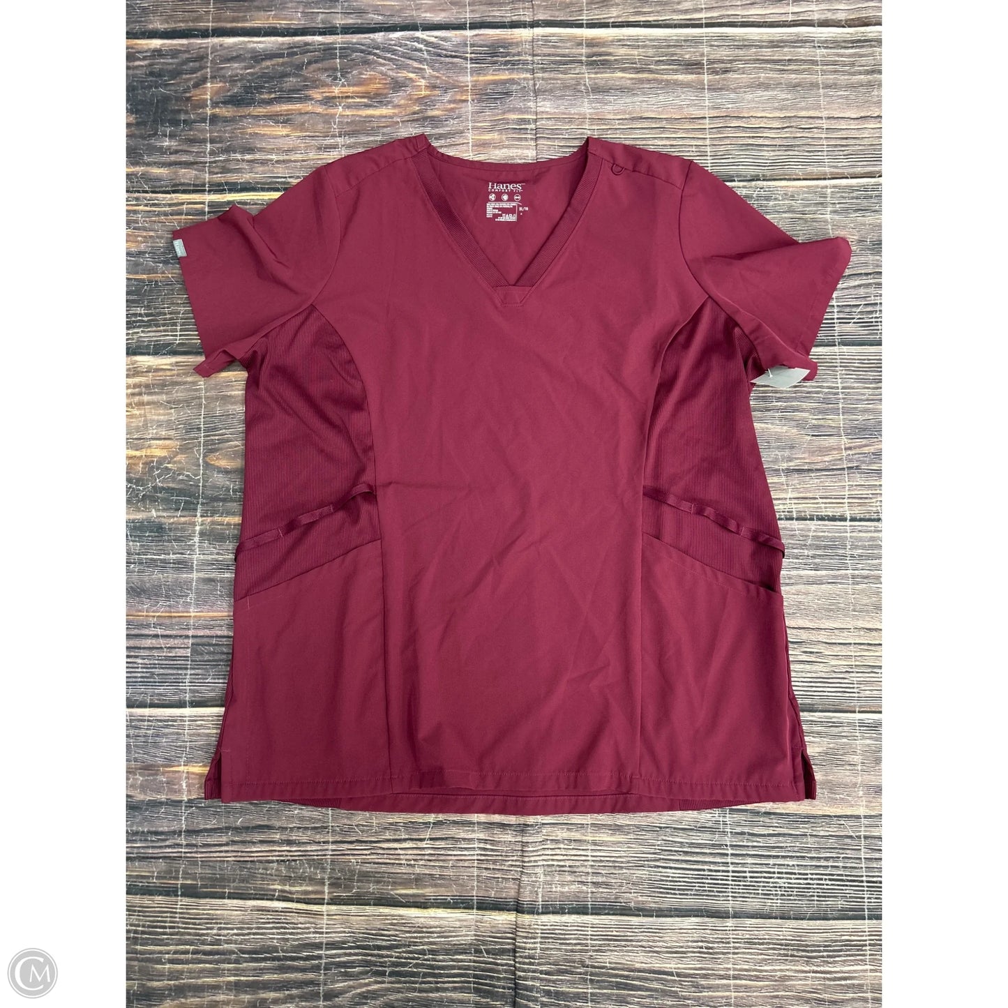 Top Short Sleeve By Hanes In Red, Size: Xl