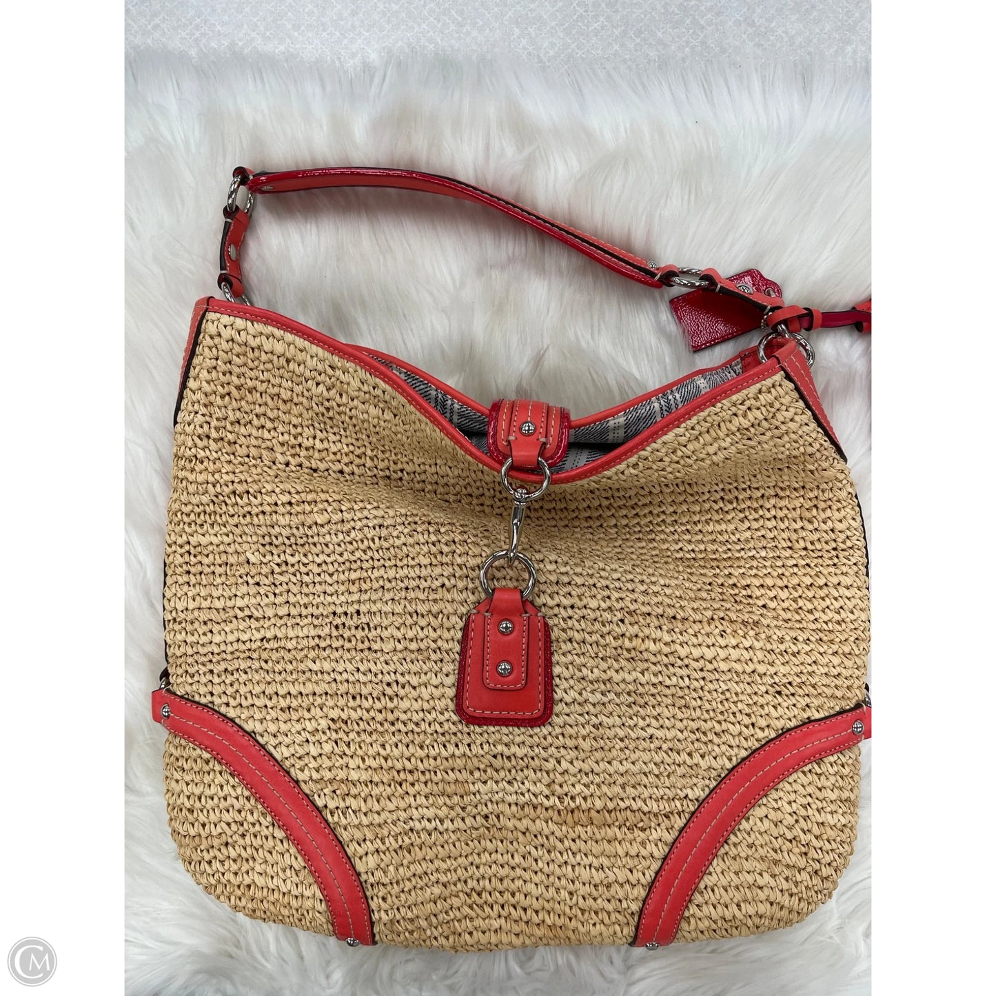 Handbag Designer By Coach, Size: Large