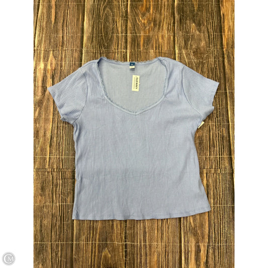 Top Short Sleeve By Old Navy In Blue, Size: 1x
