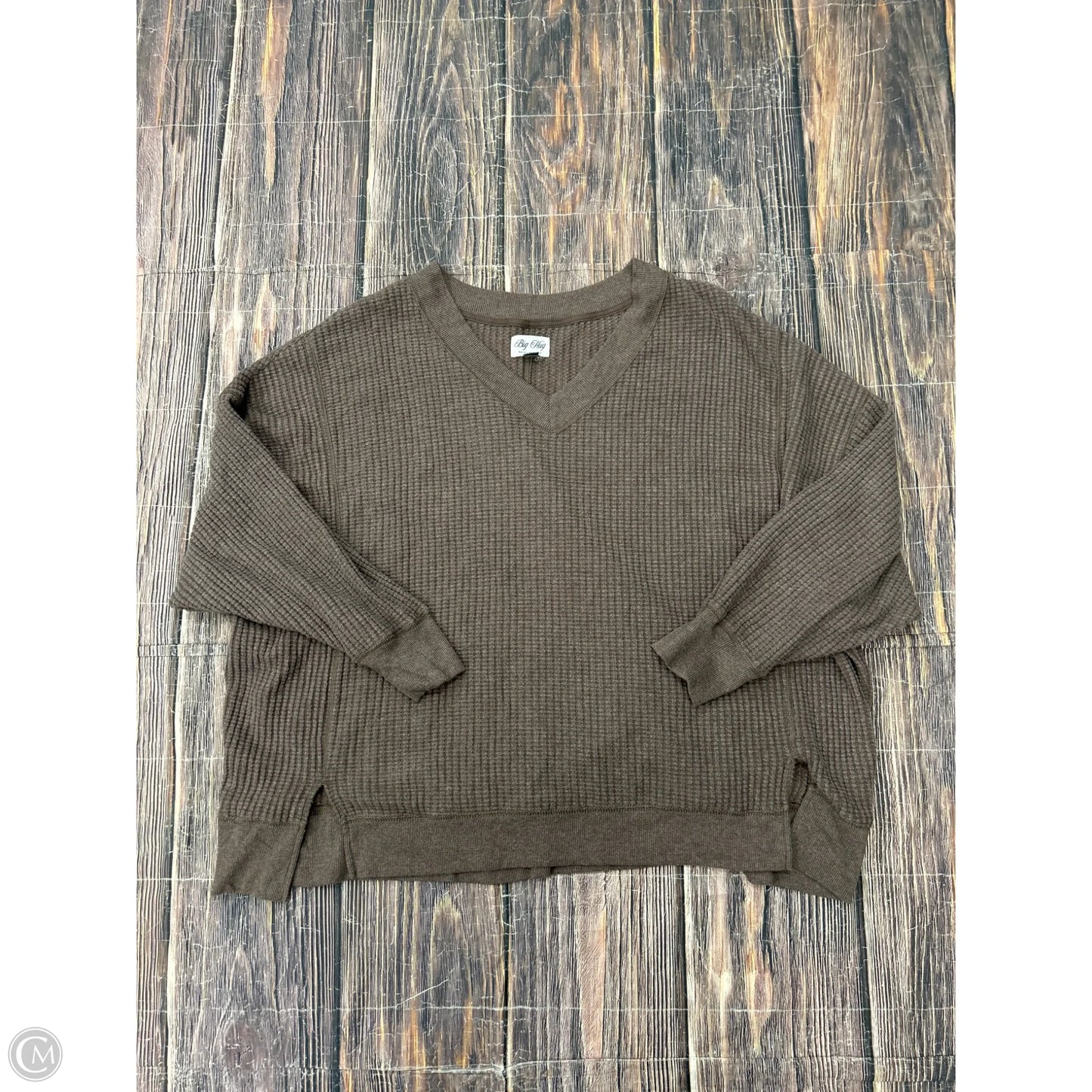 Sweatshirt Crewneck By American Eagle In Brown, Size: 1x