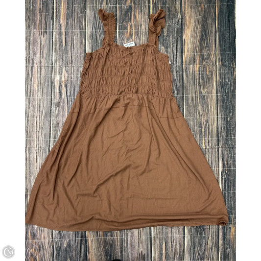 Dress Casual Maxi By Old Navy In Brown, Size: 4x