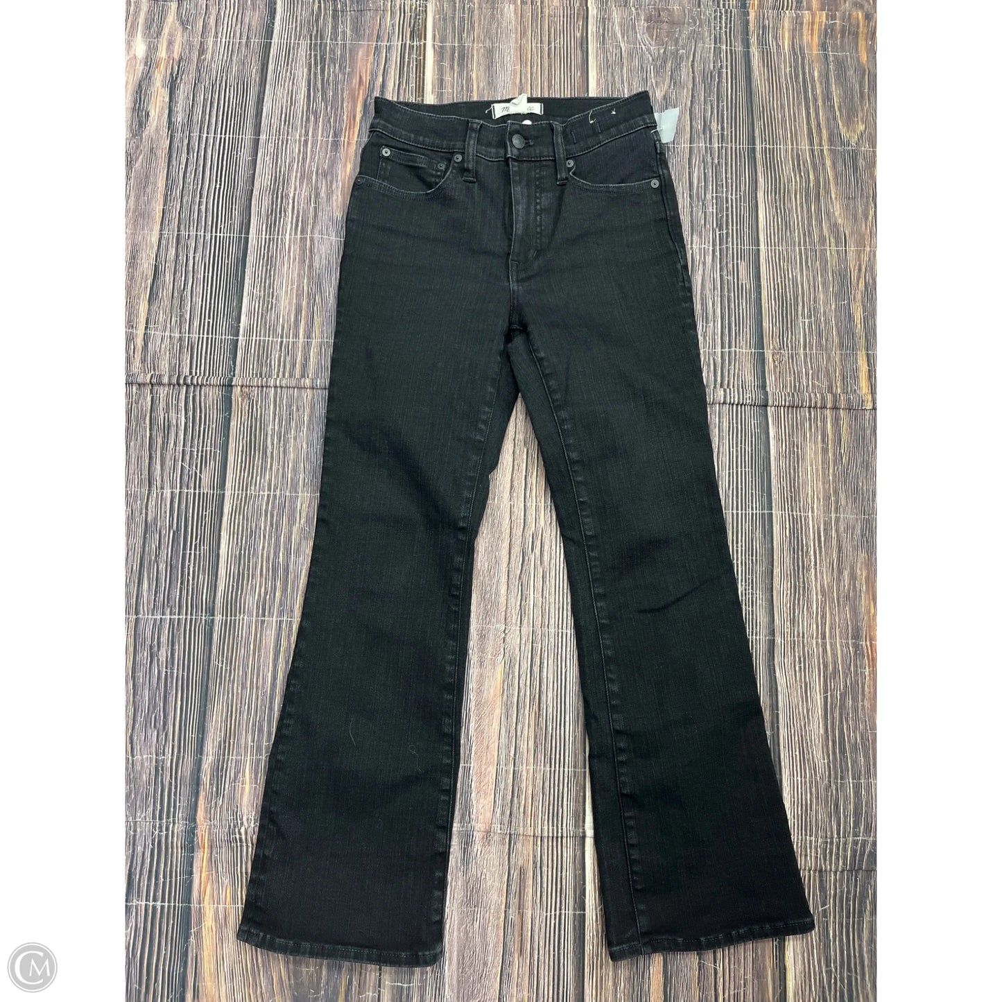 Jeans Straight By Madewell In Black, Size: 2