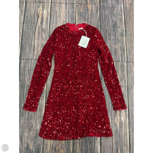 Dress Party Short By Clothes Mentor In Red, Size: S