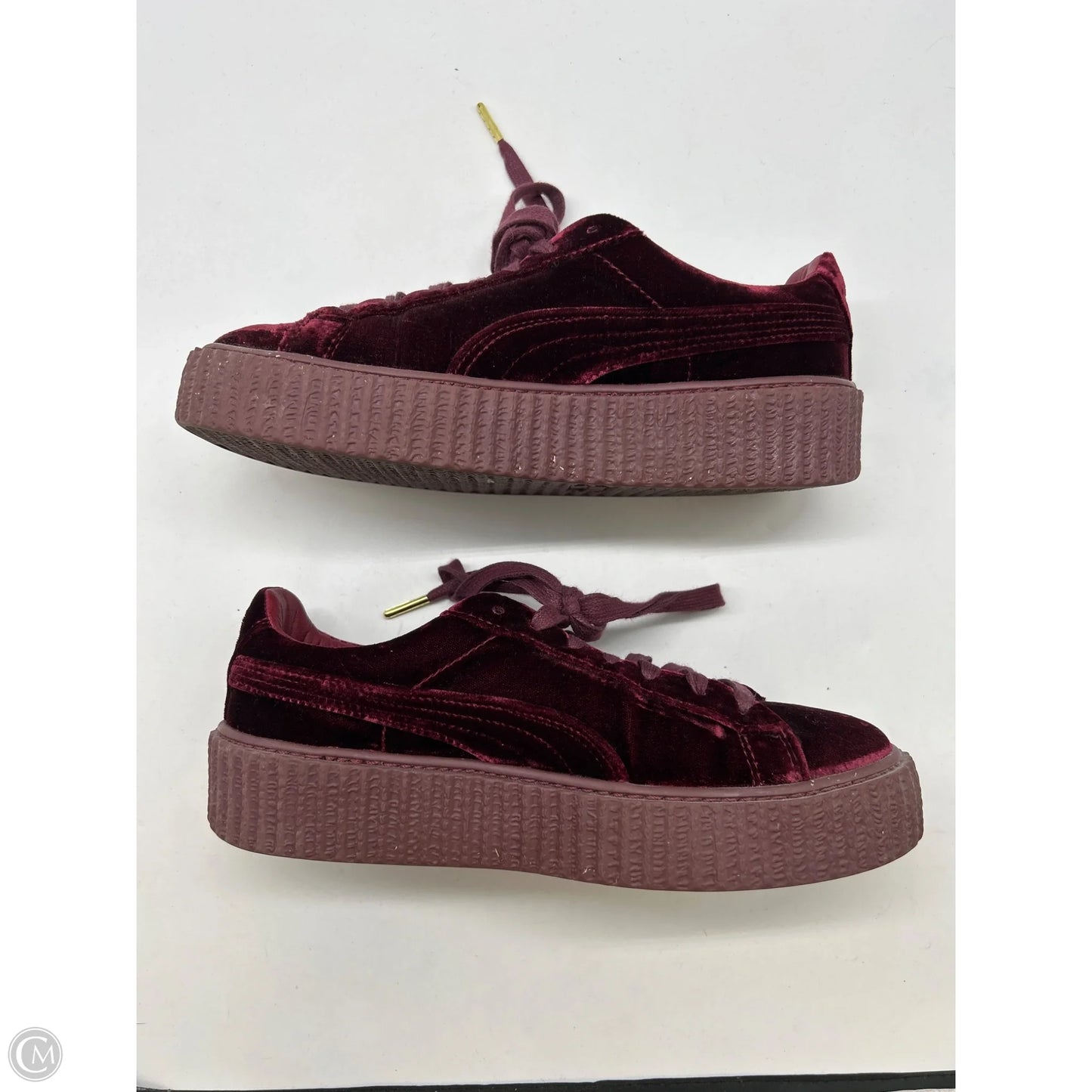 Shoes Sneakers By Puma In Maroon, Size: 8