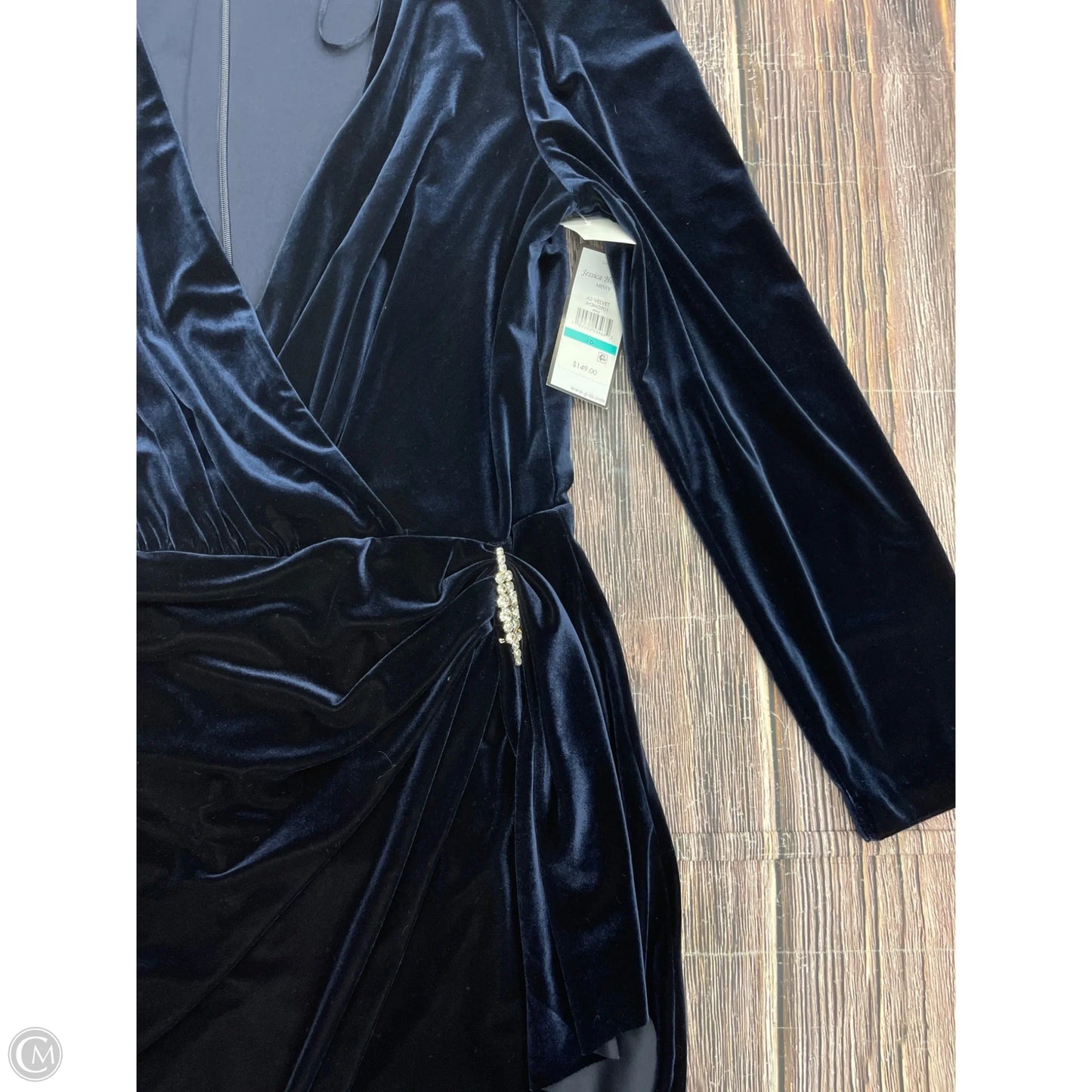 Dress Party Midi By Jessica Howard In Blue, Size: 16