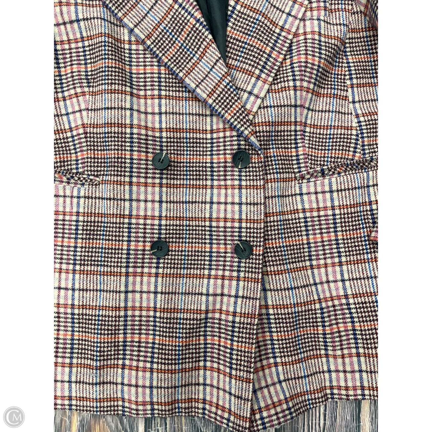 Coat Peacoat By Avec Les Filles In Plaid Pattern, Size: 3x