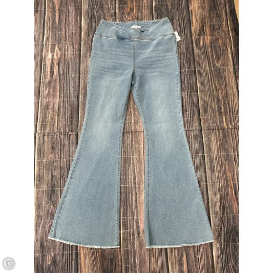 Jeans Flared By Vanilla Star In Blue Denim, Size: L