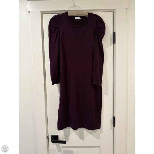 Dress Sweater By Calvin Klein In Purple, Size: M