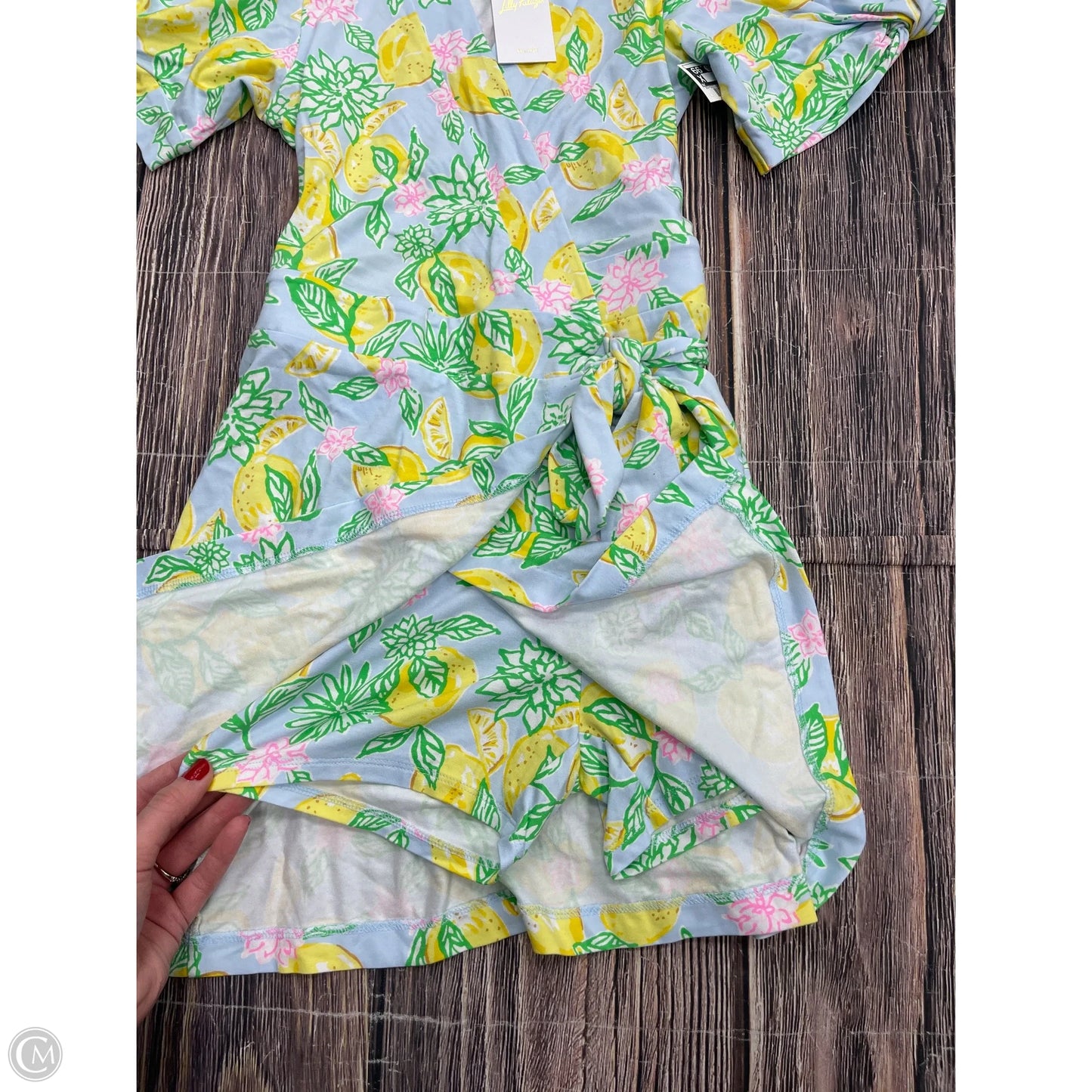 Romper Designer By Lilly Pulitzer In Floral Print, Size: Xs