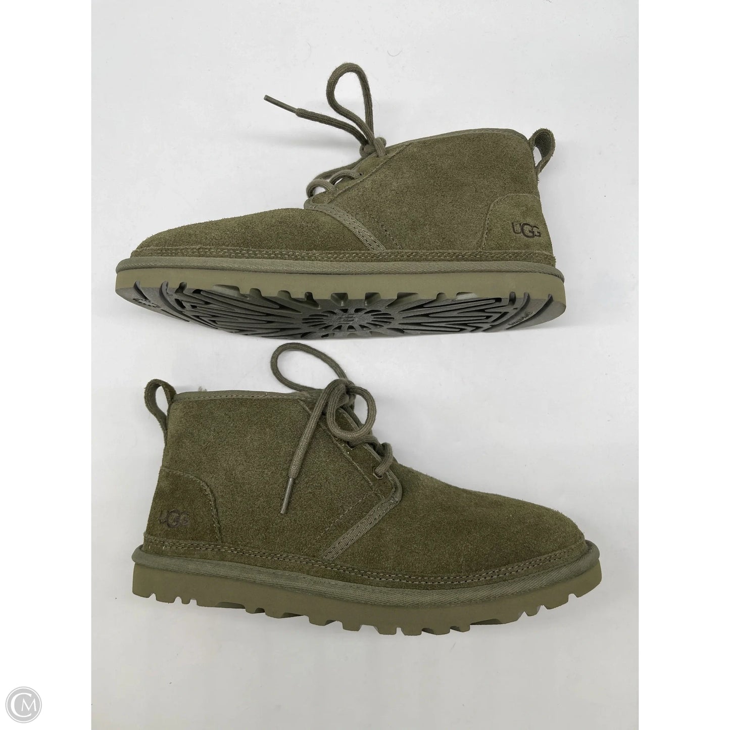 Boots Designer By Ugg In Green, Size: 8