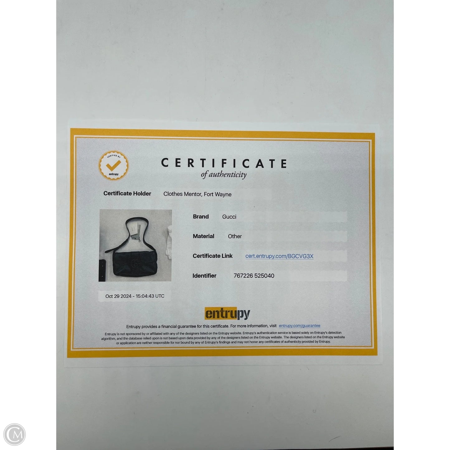 Handbag Luxury Designer By Gucci, Size: Medium