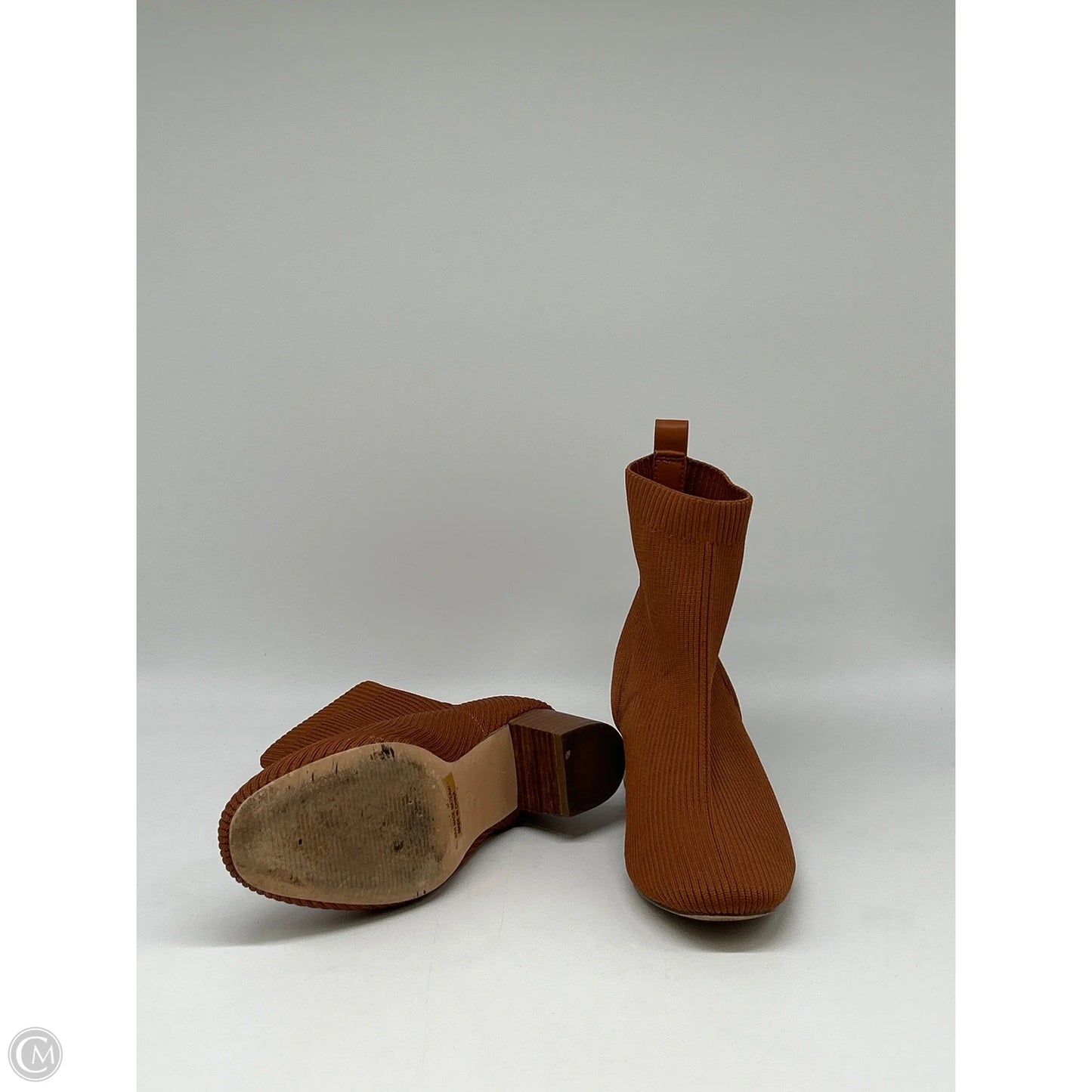 Boots Ankle Heels By Joie In Orange, Size: 8