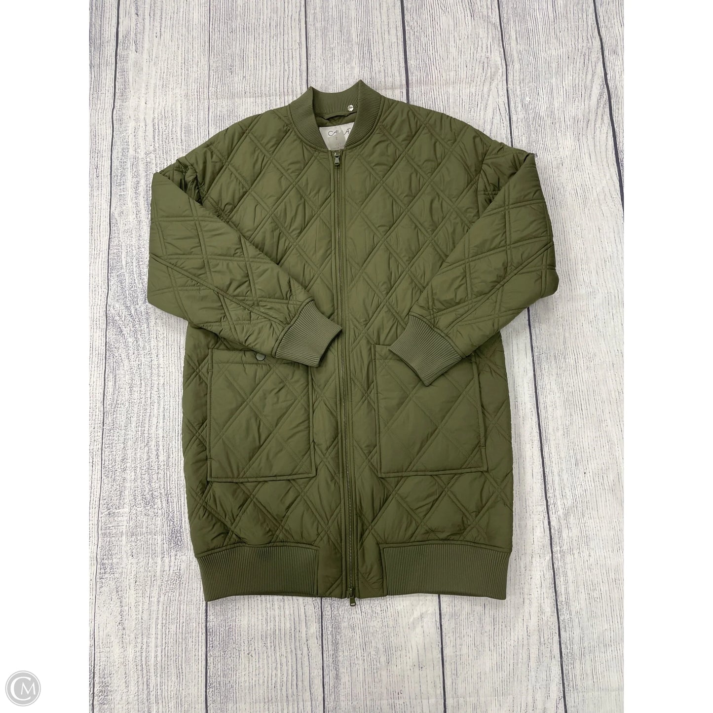 Jacket Puffer & Quilted By Calia In Green, Size: S