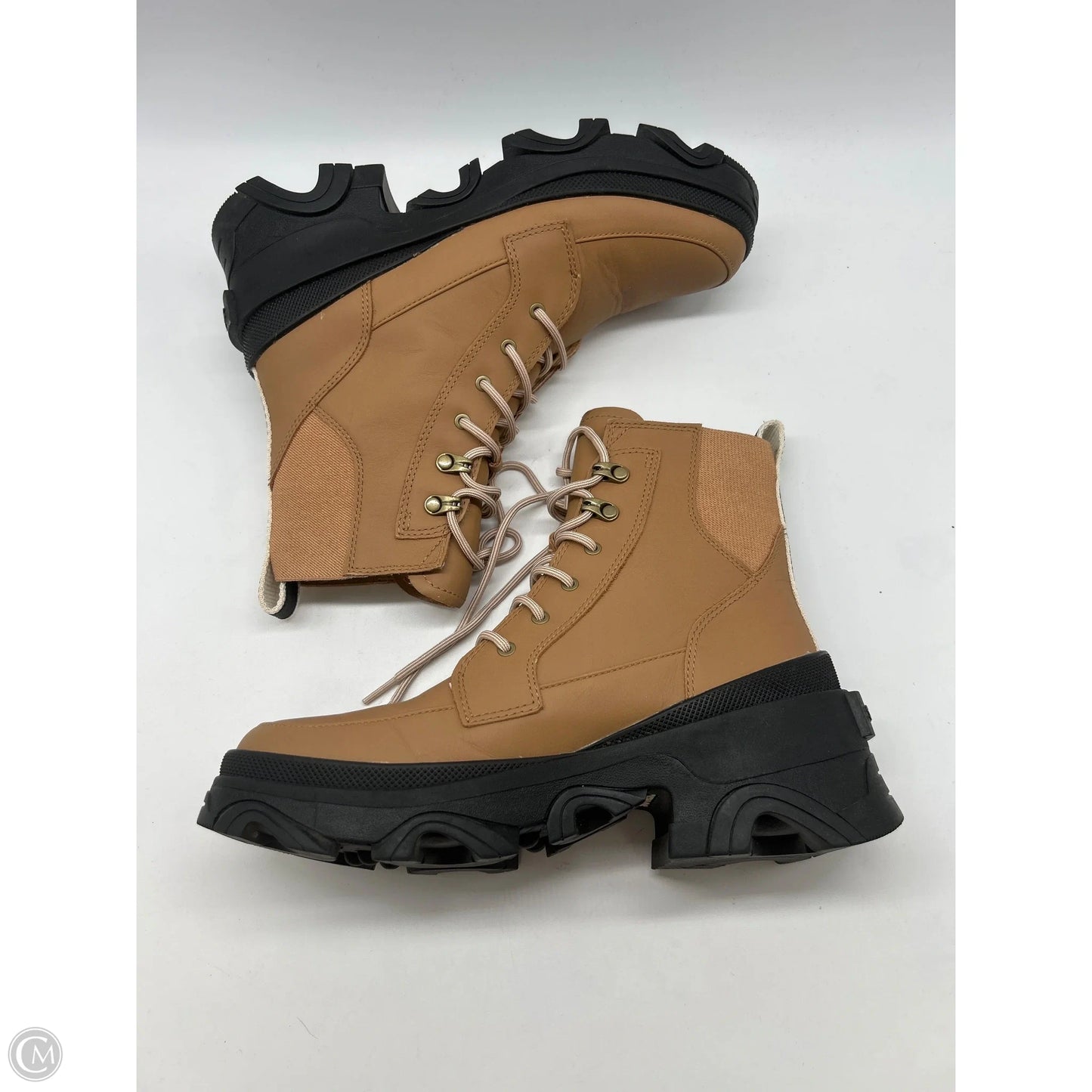 Boots Ankle Flats By Sorel In Tan, Size: 8