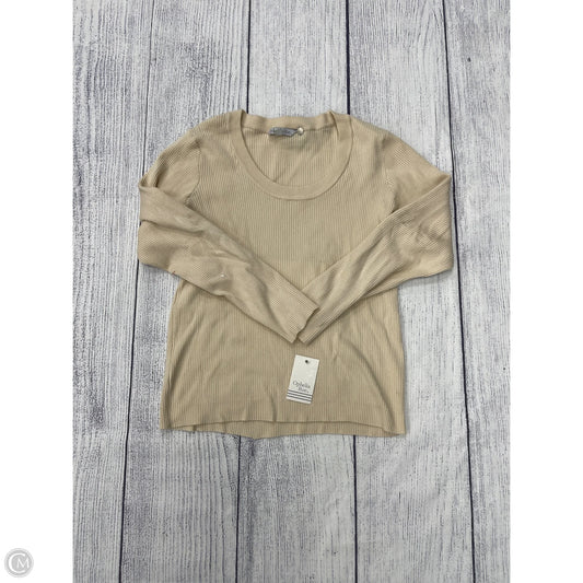 Top Long Sleeve By Ophelia Roe In Cream, Size: 1x