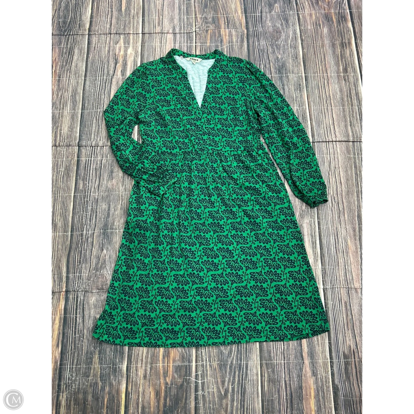 Dress Casual Midi By Boden In Floral Print, Size: 10