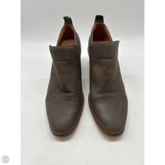 Boots Ankle Heels By Lucky Brand In Brown, Size: 9.5