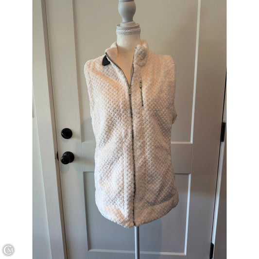 Vest Faux Fur & Sherpa By Calvin Klein In Cream, Size: M