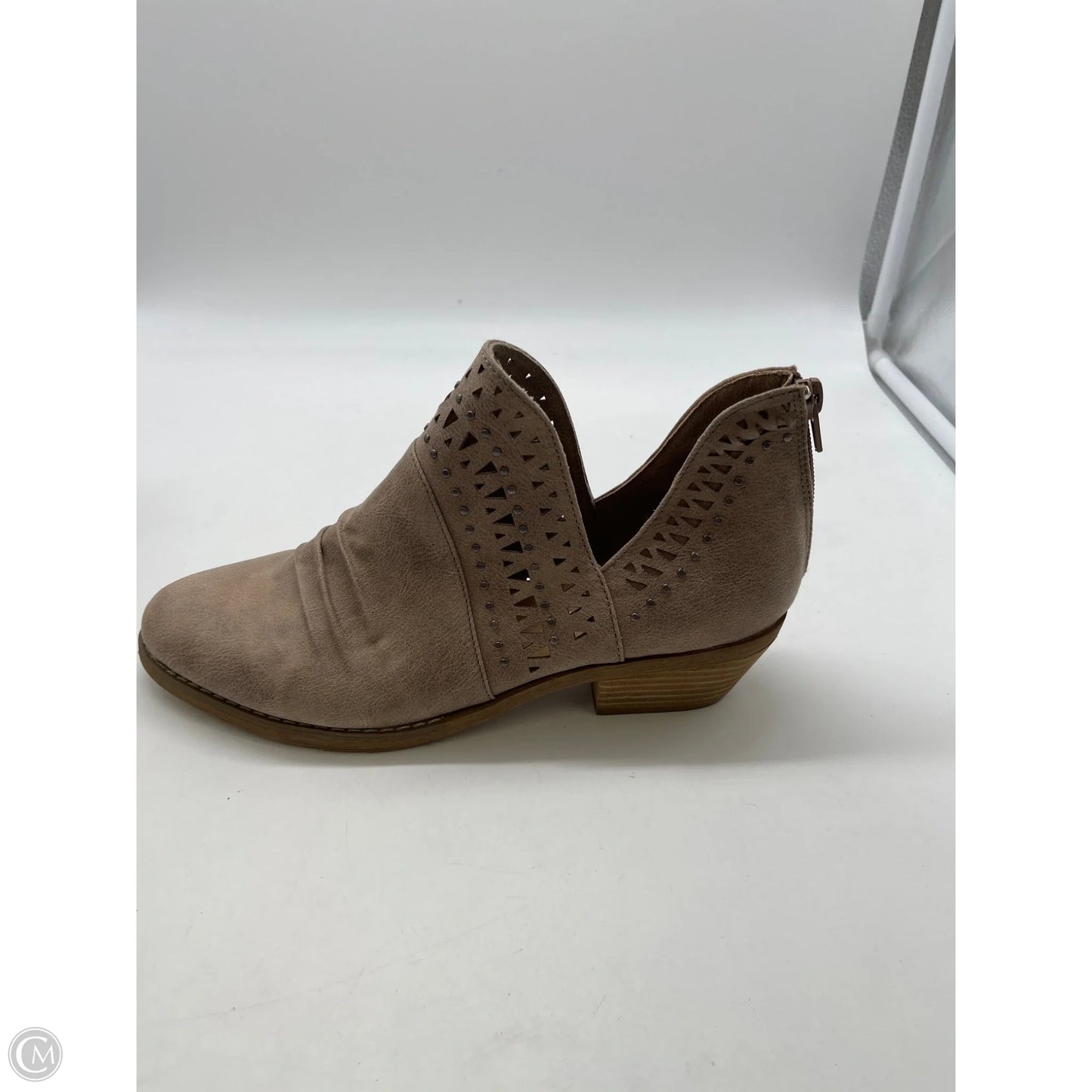 Boots Ankle Heels By Report In Tan, Size: 9