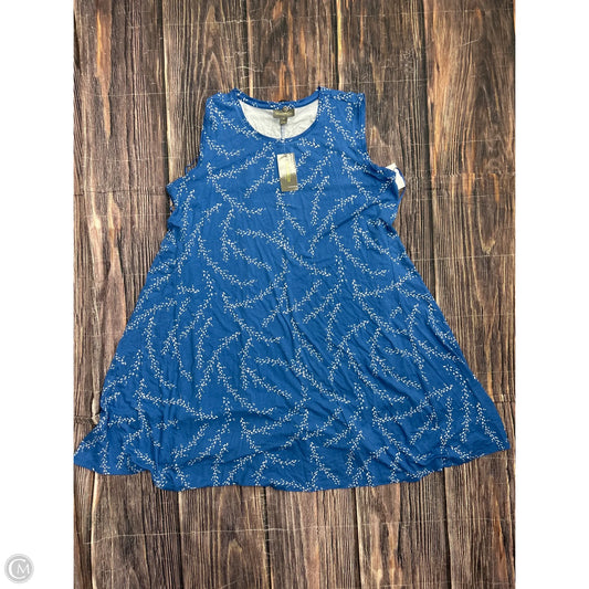 Dress Casual Short By Style And Company In Blue, Size: 1x