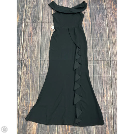 Dress Party Long By Clothes Mentor In Black, Size: 6