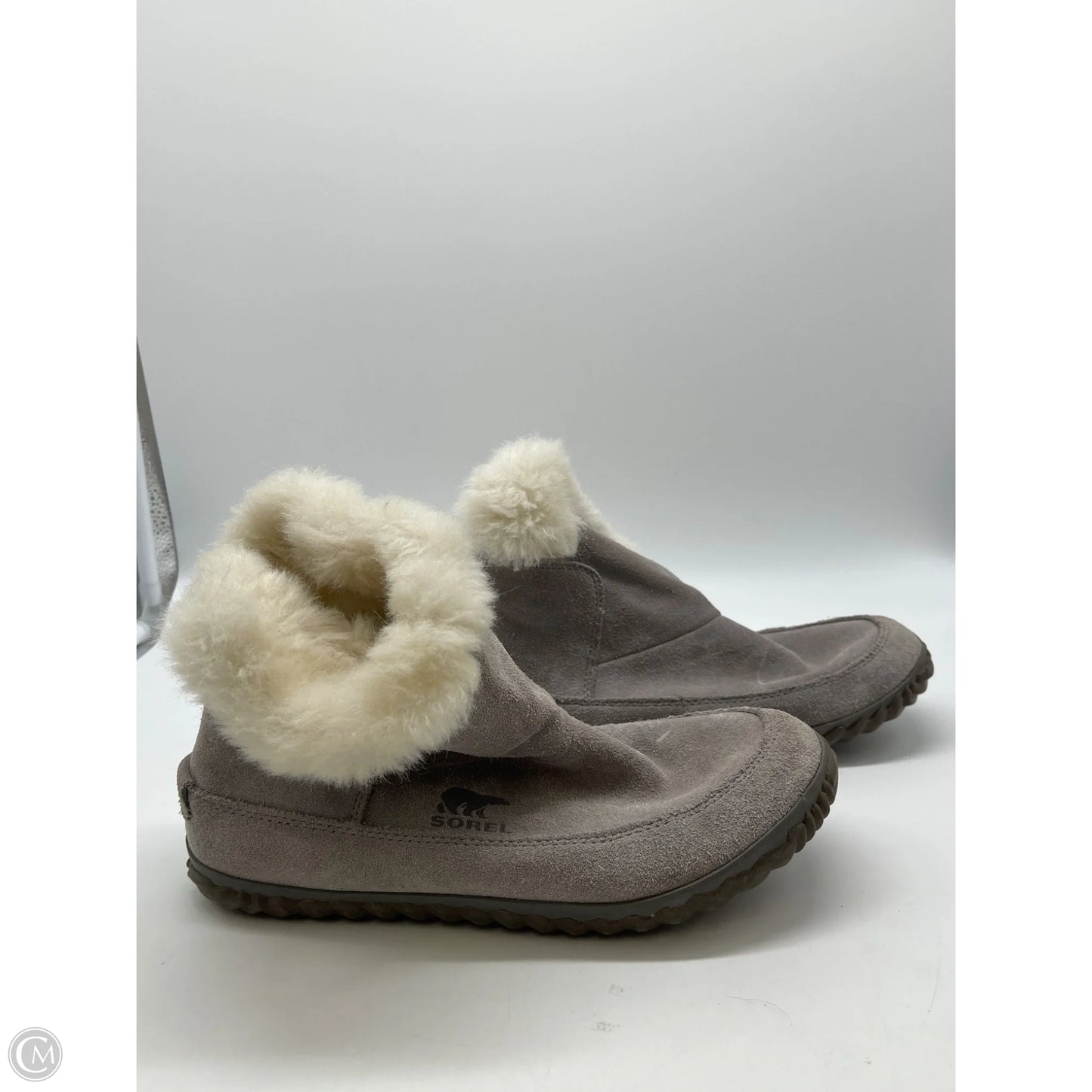 Boots Ankle Flats By Sorel In Grey, Size: 7.5