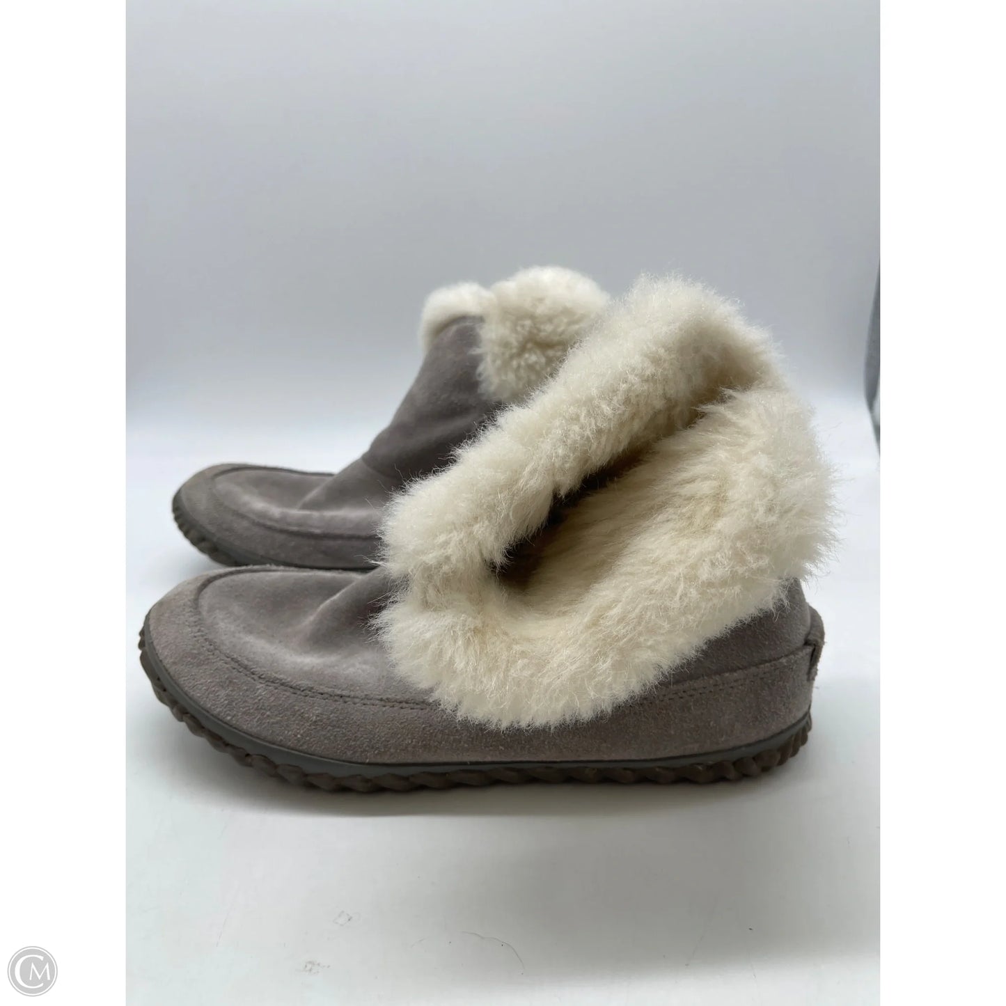 Boots Ankle Flats By Sorel In Grey, Size: 7.5