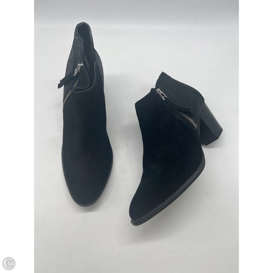 Boots Ankle Heels By Vionic In Black, Size: 10
