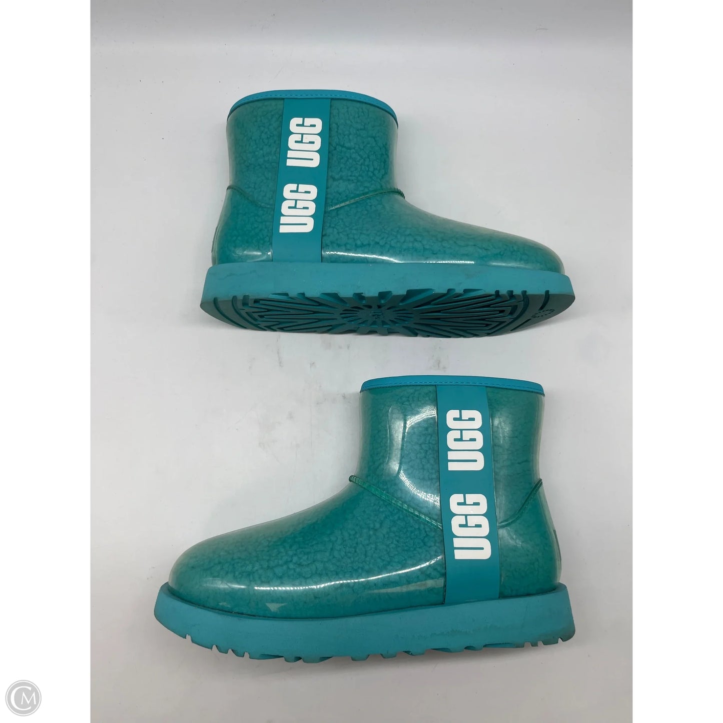 Boots Designer By Ugg In Blue, Size: 7