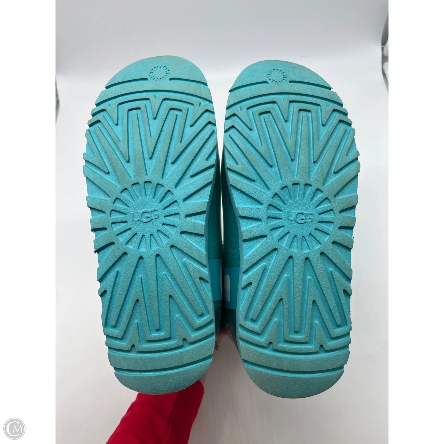 Boots Designer By Ugg In Blue, Size: 7