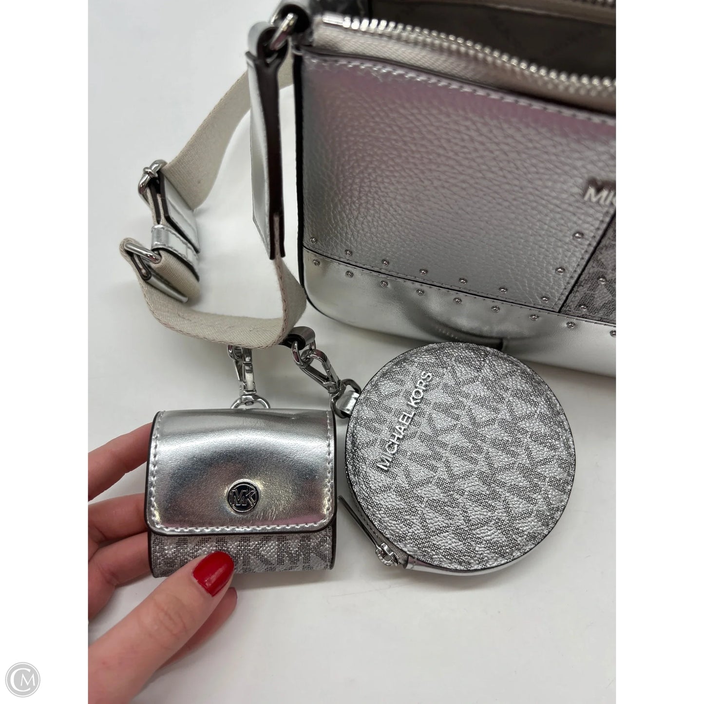 Crossbody Designer By Michael Kors, Size: Medium